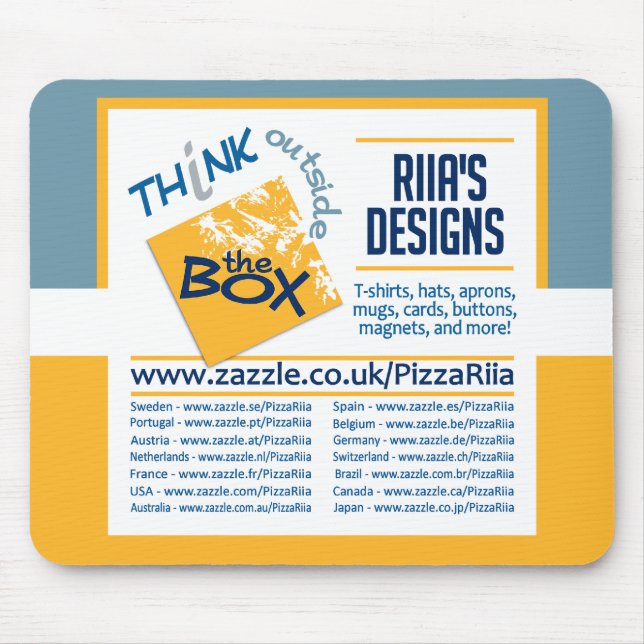 Alfombrilla De Ratón Mousepad de los diseños de Riia (Frente)