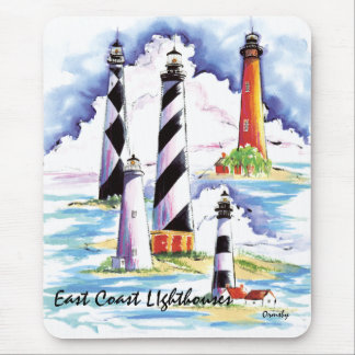 Alfombrilla De Ratón Mousepad de los faros de la costa este