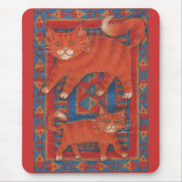 Alfombrilla De Ratón Mousepad de los gatos de la estera