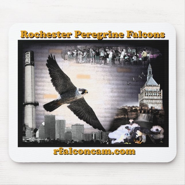 Alfombrilla De Ratón Mousepad de los halcones de Rochester (Frente)