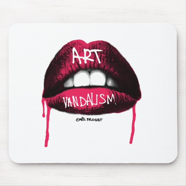 Alfombrilla De Ratón Mousepad de los labios (Frente)