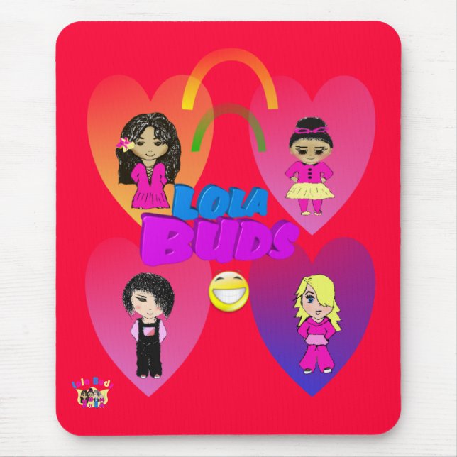 Alfombrilla De Ratón mousepad de los lolabudshearts (Frente)