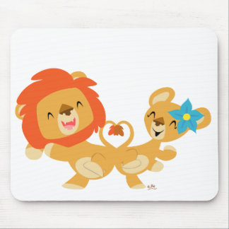 Alfombrilla De Ratón Mousepad de los pares del león del baile de la