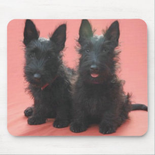 Alfombrilla De Ratón Mousepad de los perritos de Terrier del escocés