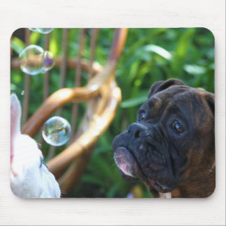 Alfombrilla De Ratón Mousepad de los perros y de las burbujas del