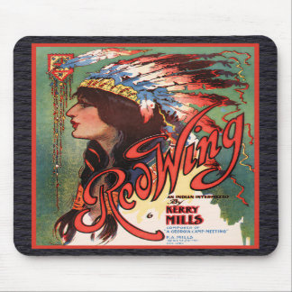 Alfombrilla De Ratón Mousepad de Maiden, India del Ala Roja