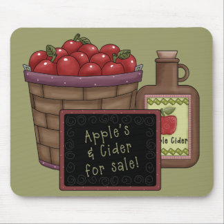 Alfombrilla De Ratón Mousepad de manzanas y sidra