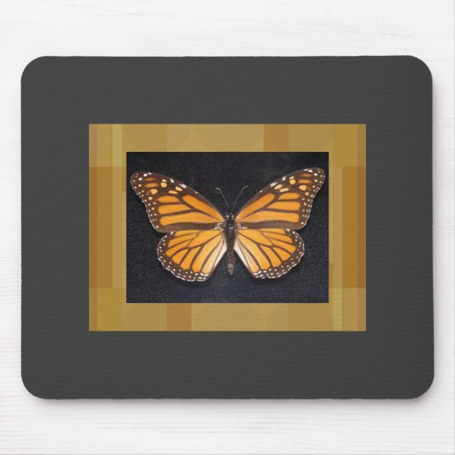 Alfombrilla De Ratón Mousepad de mariposa monarca (Frente)