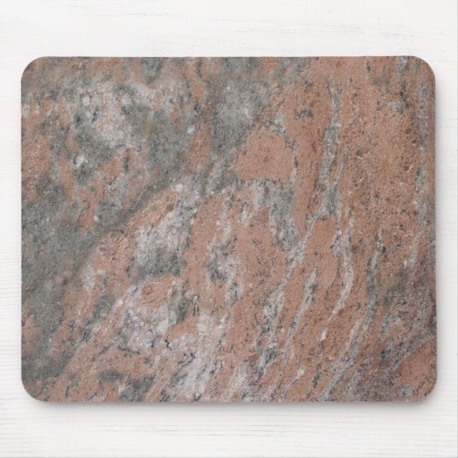 Alfombrilla De Ratón Mousepad de Mármol Rosa y Negro (Frente)