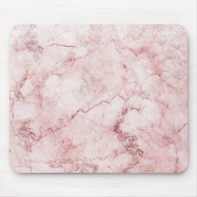 Alfombrilla De Ratón Mousepad de mármol rosado (Frente)