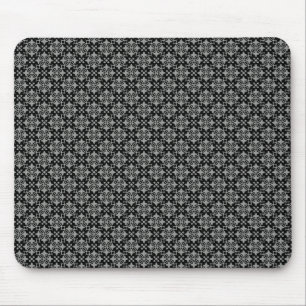 Alfombrilla De Ratón Mousepad de Moda con estilo negro y gris