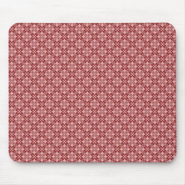 Alfombrilla De Ratón Mousepad de Moda con estilo Rojo Crimson (Frente)