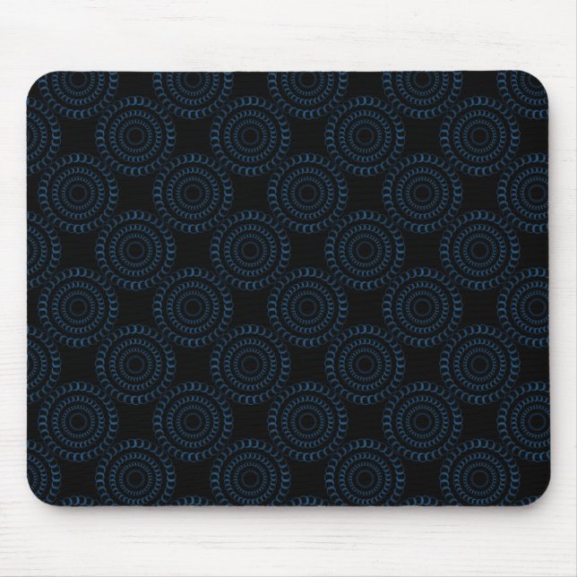 Alfombrilla De Ratón Mousepad de Moda sofisticada, azul real (Frente)
