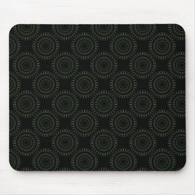 Alfombrilla De Ratón Mousepad de Moda sofisticada, verde (Frente)