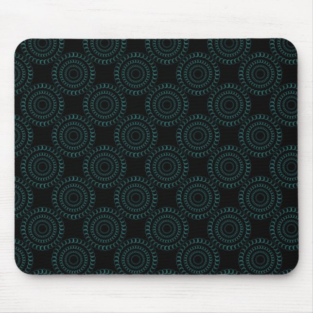 Alfombrilla De Ratón Mousepad de Moda sofisticada, Verde azulado (Frente)