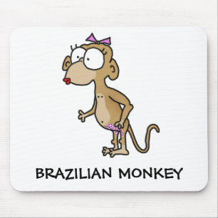Alfombrilla De Ratón Mousepad de mono de Brasil