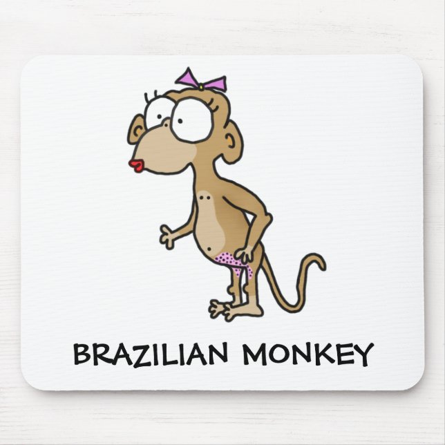 Alfombrilla De Ratón Mousepad de mono de Brasil (Frente)