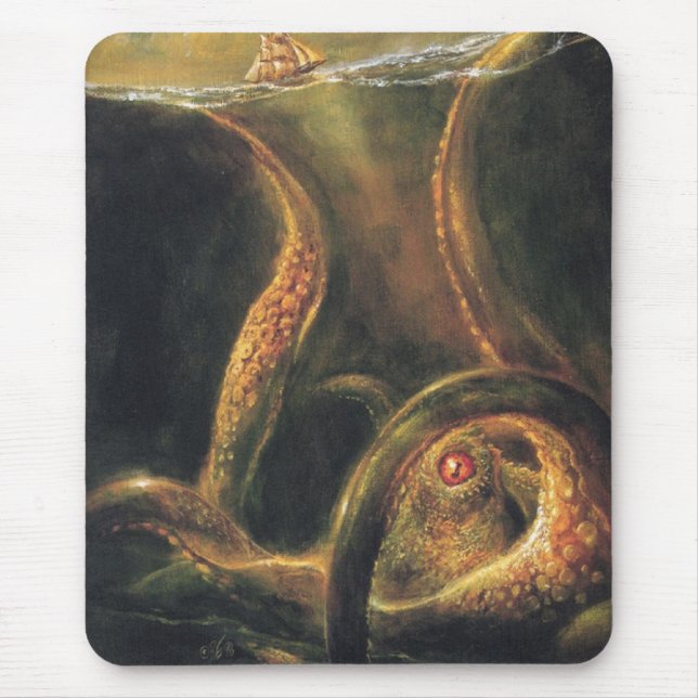 Alfombrilla De Ratón Mousepad de Monster Profundo (Frente)