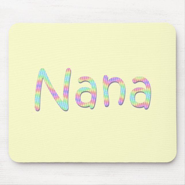Alfombrilla De Ratón Mousepad de Nana (Frente)