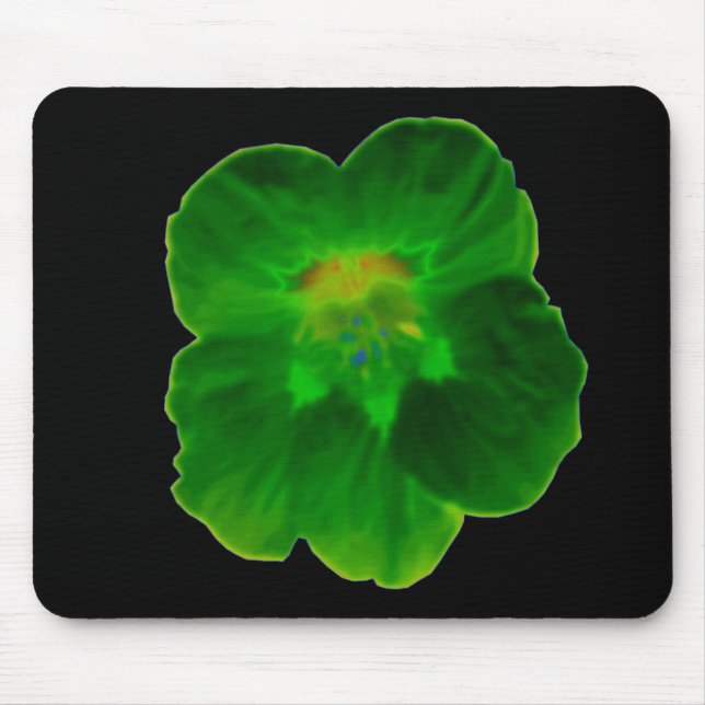 Alfombrilla De Ratón Mousepad de nasturcio verde (Frente)