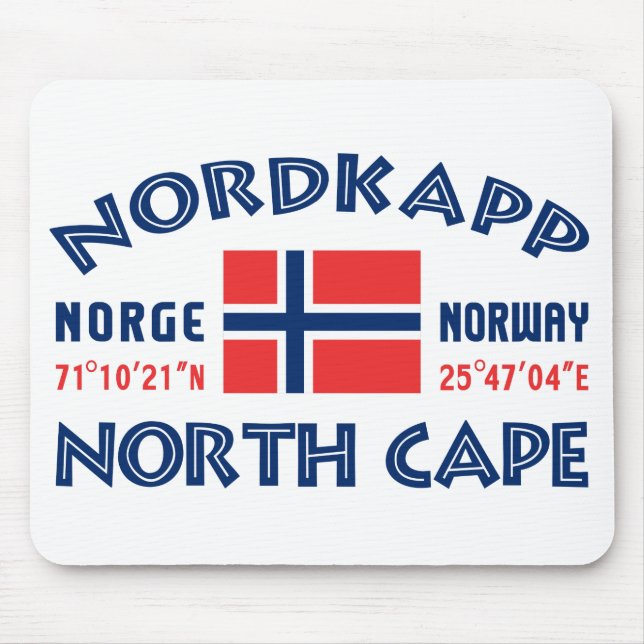 Alfombrilla De Ratón Mousepad de Noruega NORDKAPP (Frente)