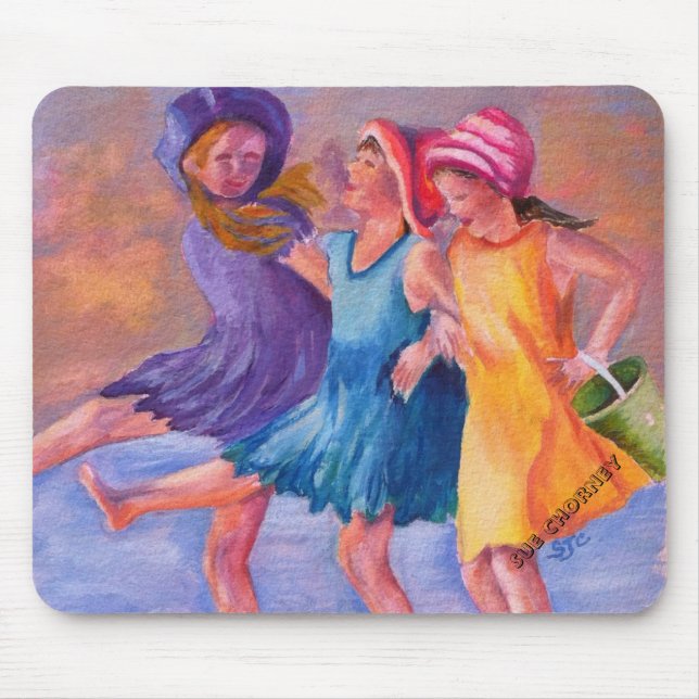 ALFOMBRILLA DE RATÓN MOUSEPAD DE NOVIAS DE PLAYA (Frente)