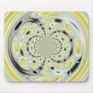 Alfombrilla De Ratón Mousepad de nubes blandas amarillas