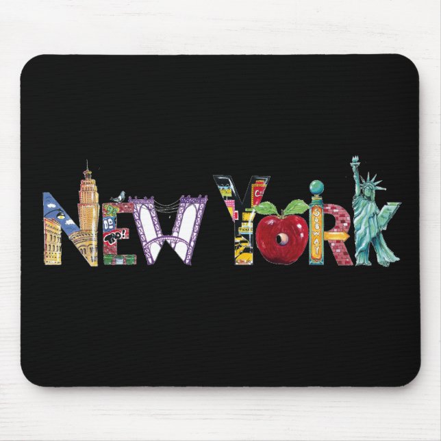 Alfombrilla De Ratón Mousepad de Nueva York (Frente)