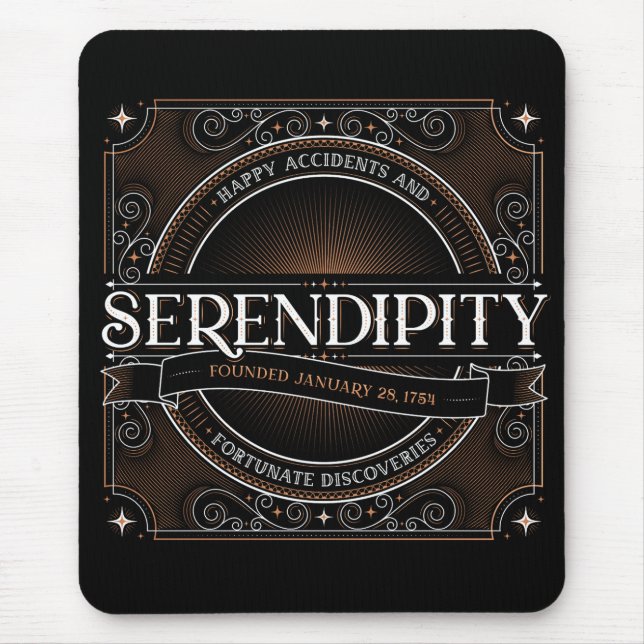 Alfombrilla De Ratón Mousepad de ordenador Serendipity (Frente)