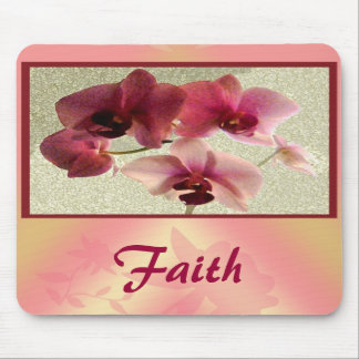 Alfombrilla De Ratón Mousepad de orquídeas rosadas (nombre de cambio)