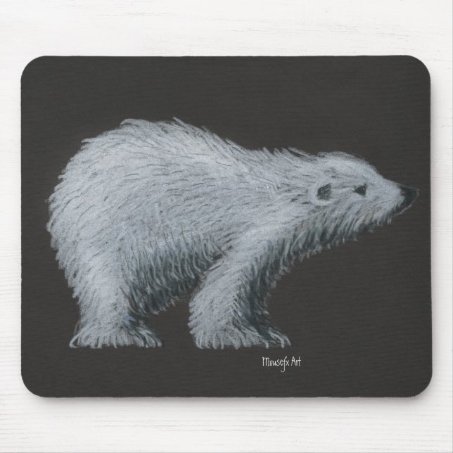 Alfombrilla De Ratón Mousepad de oso polar - Personalizado (Frente)