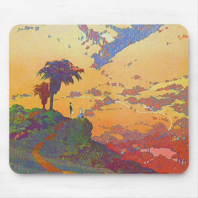 Alfombrilla De Ratón Mousepad de paisajes de California (Frente)