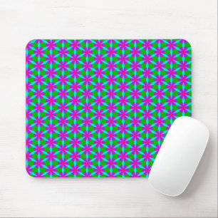 Alfombrilla De Ratón Mousepad de patrón de flor retro