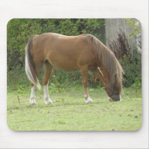 Alfombrilla De Ratón Mousepad de peregrinaje de caballo marrón castaño