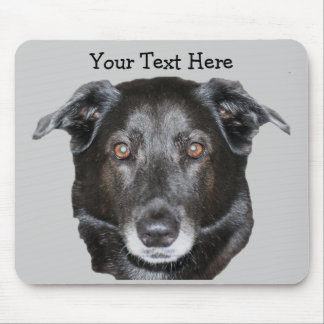 Alfombrilla De Ratón Mousepad de perro de recuperación de Labrador Negr