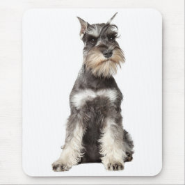 Alfombrilla De Ratón Mousepad de perro picante gris Schnauzer