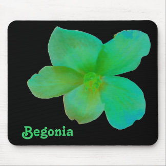 Alfombrilla De Ratón Mousepad de Personalizable de Begonia Verde