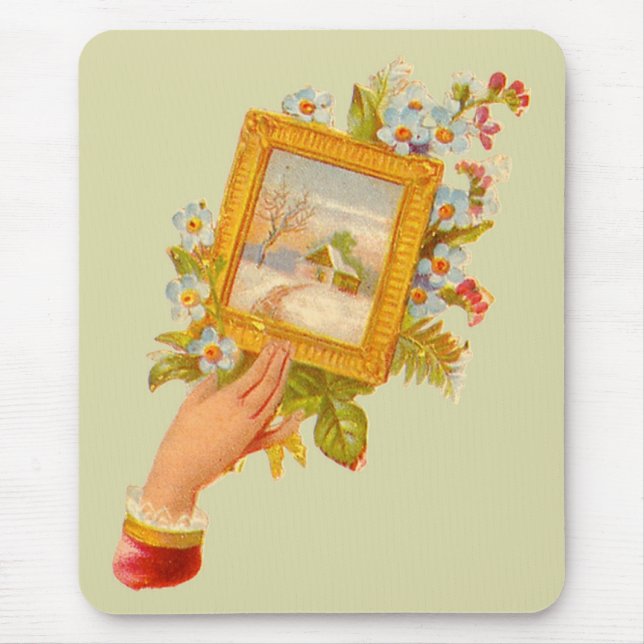Alfombrilla De Ratón Mousepad de Personalizable de época - Gran regalo (Frente)