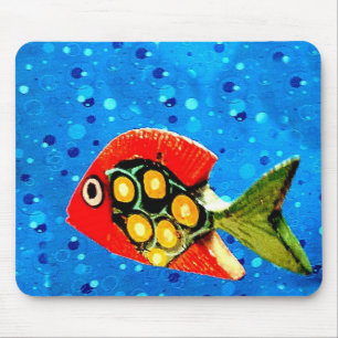 Alfombrilla De Ratón Mousepad de pescado tropical mexicano