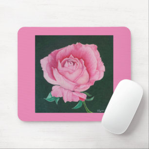Alfombrilla De Ratón Mousepad de Petals rosa