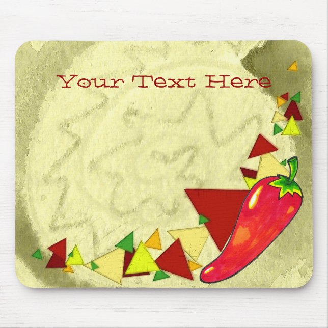 Alfombrilla De Ratón Mousepad de pimiento caliente (Frente)