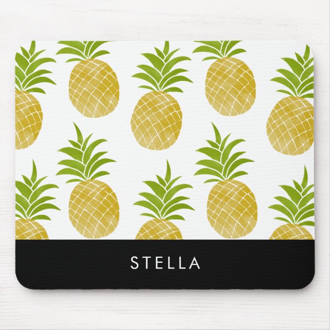 Alfombrilla De Ratón Mousepad de piña posada (Frente)