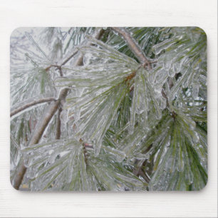 Alfombrilla De Ratón Mousepad de pino recubierto de hielo