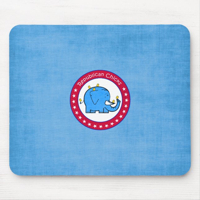 Alfombrilla De Ratón mousepad de pollitos republicanos (Frente)