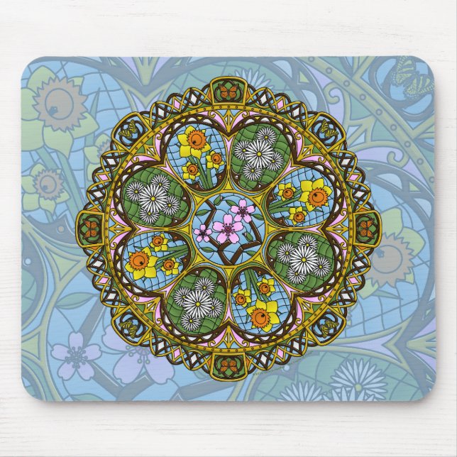 Alfombrilla De Ratón Mousepad de primavera (Frente)