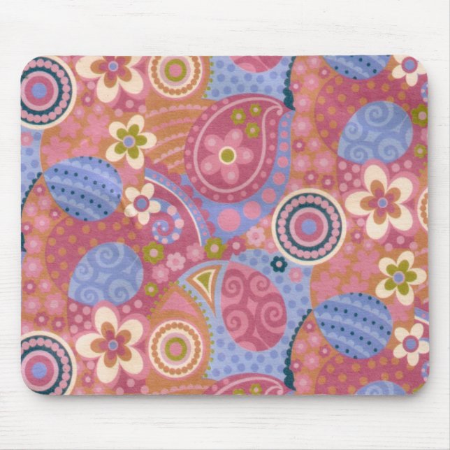 Alfombrilla De Ratón Mousepad de primavera floral (Frente)