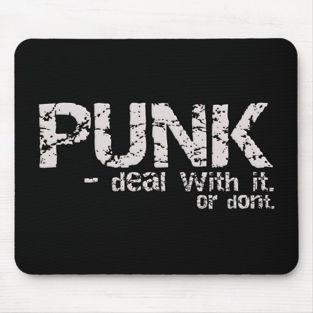 Alfombrilla De Ratón mousepad de punk (Frente)