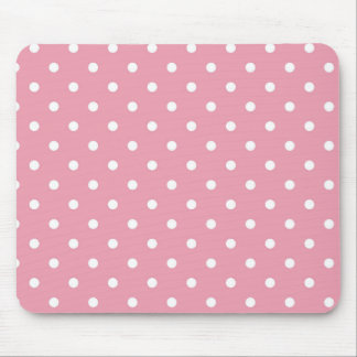Alfombrilla De Ratón Mousepad de punto de polka rosa Rosa