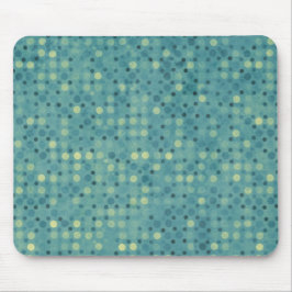Alfombrilla De Ratón Mousepad de puntos de Polka Azul