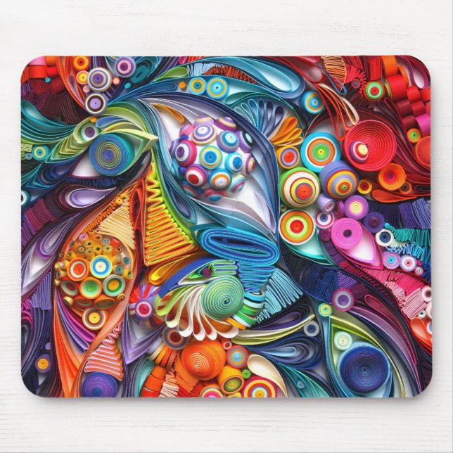 Alfombrilla De Ratón Mousepad de Quilling (Frente)